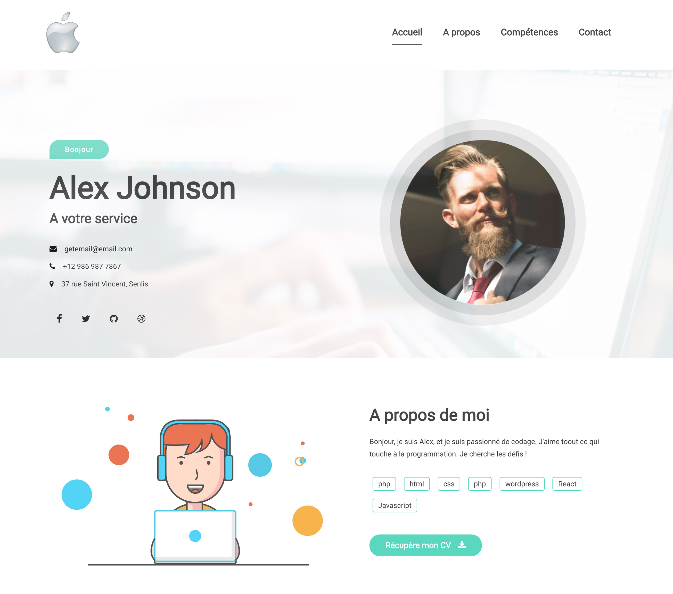CV Alex Johnson